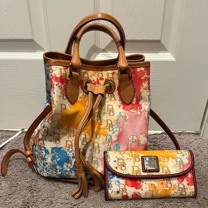 Dooney & Bourke purse and matching wallet